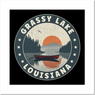 Grassy Lake Louisiana Sunset Posters and Art